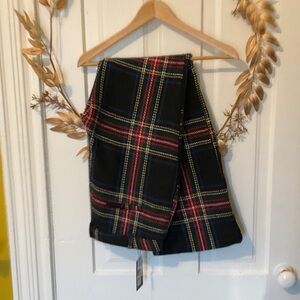 Fate Plaid Boot Cut Pants - Black, Red, Yellow